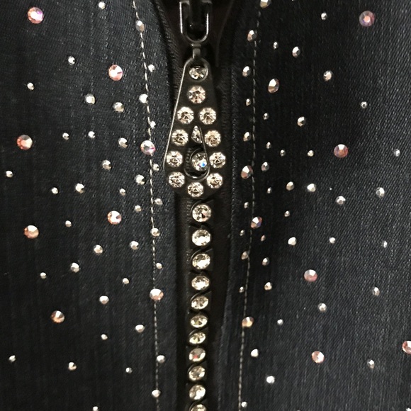 ❌SOLD❌Christine Alexander Denim Swarovski Crystals - Picture 5 of 7